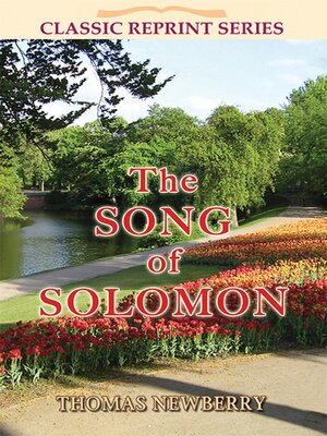 cover image of The Song of Solomon